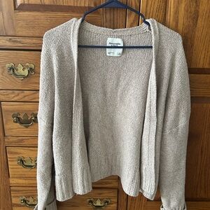 Abercrombie & Fitch Women's Tan Cardigan